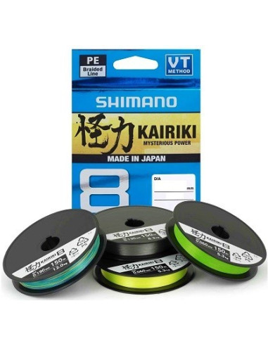 Shimano Kairiki 8 0.06mm 150m Mantis Green